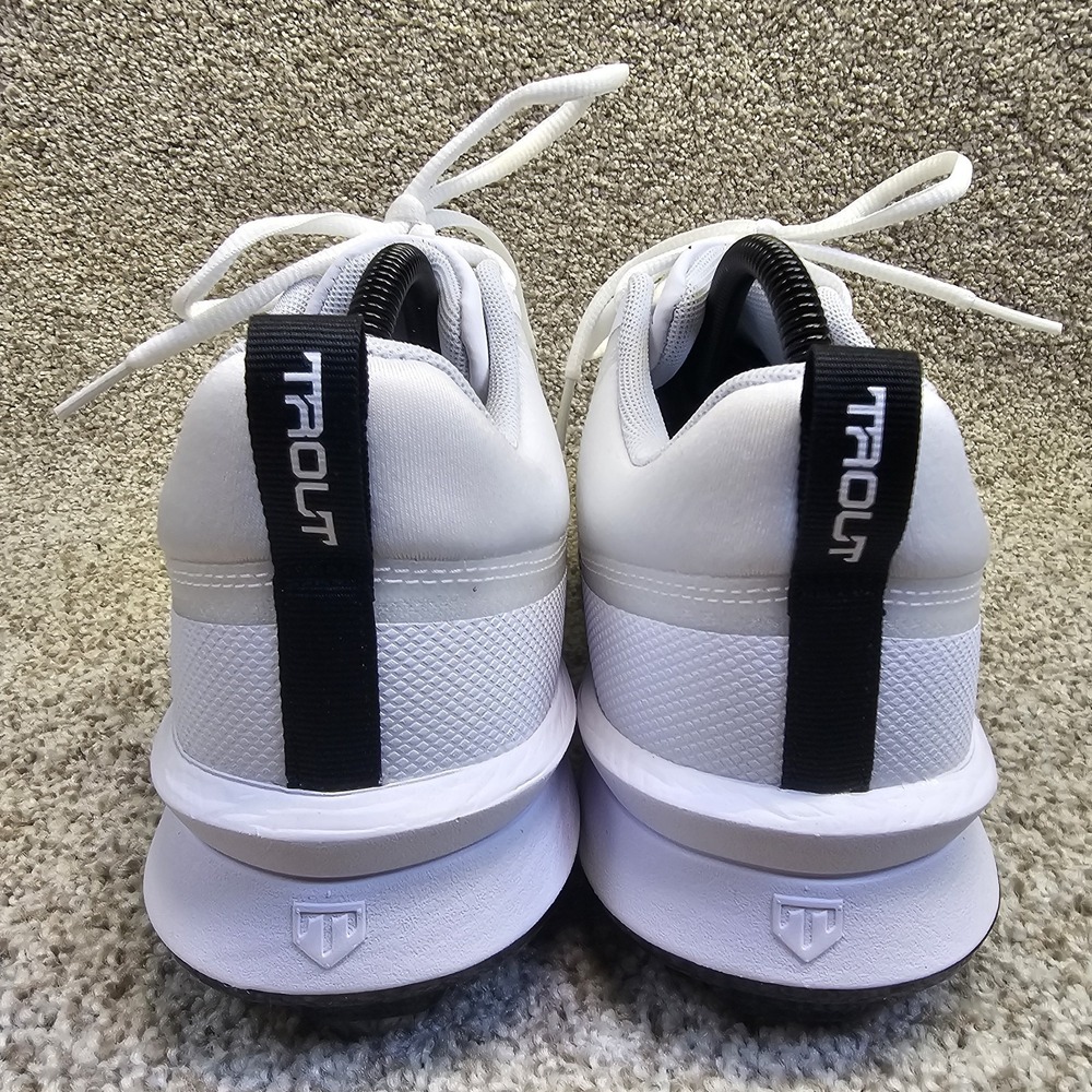 Nike Zoom Force Trout 9 Pro Metal Baseball Cleats White FB2907-102 - Men's 8.5 - Picture 8 of 16
